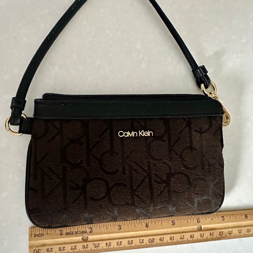 Calvin Klein Black Wristlet